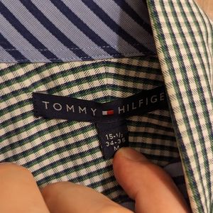 Men's Tommy Hilfiger Dress Shirt Side Medium